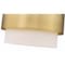 Z-Lite Counterpoint Pendant, 1-Light, 12 In.W x 7.25 In.H, Modern Gold/White 495P12-MGLD - alternate 5
